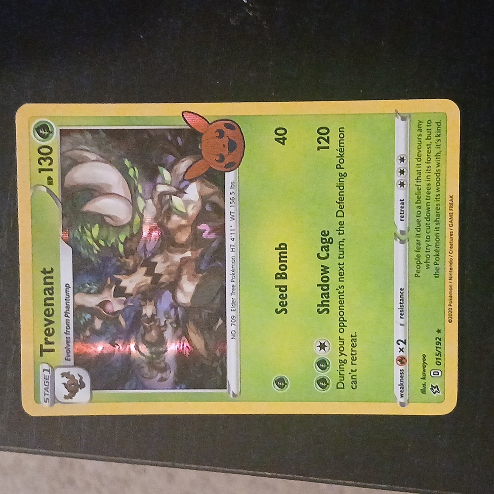 Trevenant HOLO Pokemon Trading Card